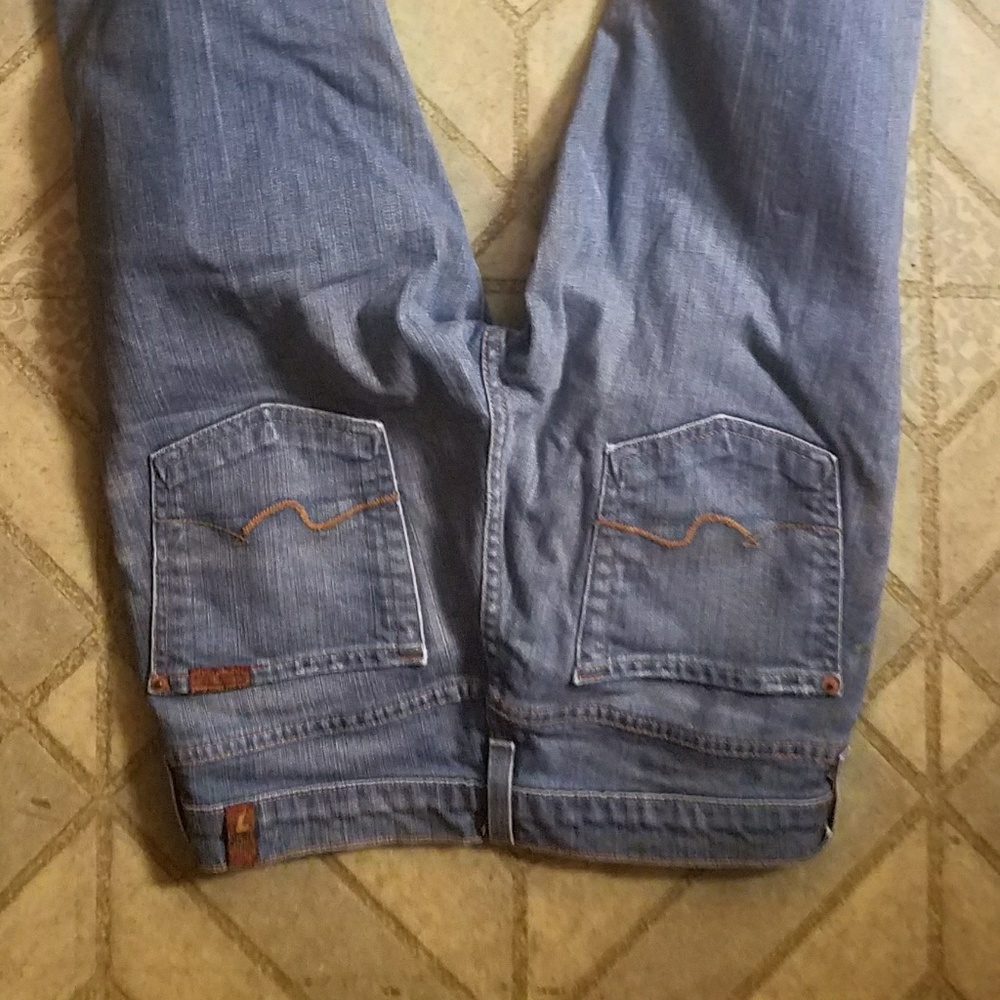 7 for all mankind light wash flare